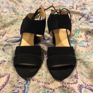 Franco Sarto suede heels